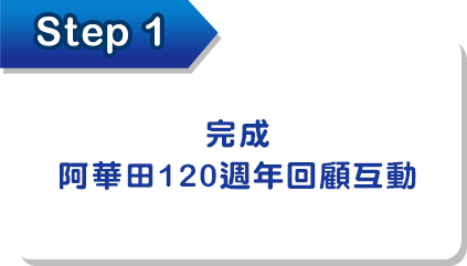 完成阿華田120週年回顧互動